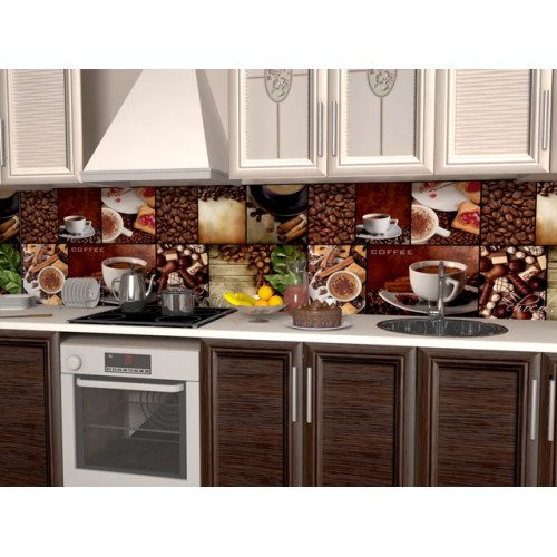 КУХОННЫЙ ФАРТУК F11 ГЛЯНЦЕВЫЙ