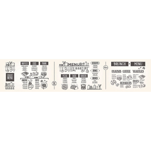 КУХОННЫЙ ФАРТУК SP 302 ГЛЯНЦЕВЫЙ