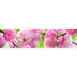 КУХОННЫЙ ФАРТУК ЦВЕТУЩИЙ САД №1 "АКВАТОН"