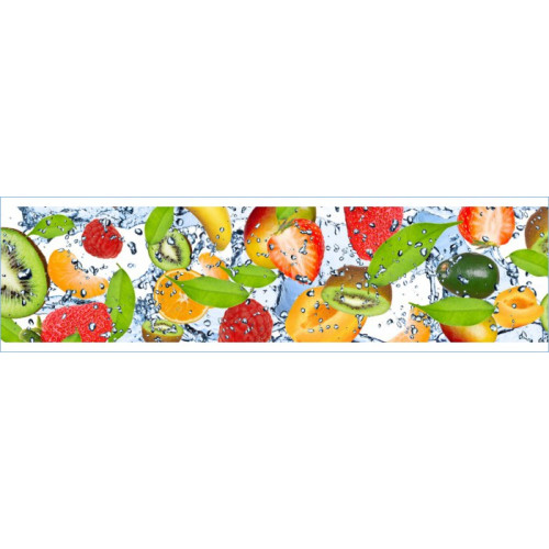 КУХОННЫЙ ФАРТУК ФРУКТЫ В ВОДЕ №2АКВАТОН