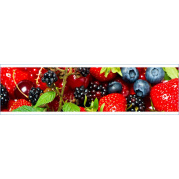 КУХОННЫЙ ФАРТУК ЯГОДНЫЙ МИКС №1"АКВАТОН"