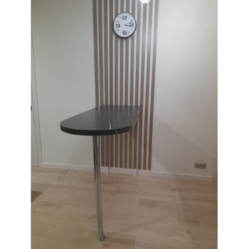 Барная стойка БС-1 Черный тунис глянец, 150х50