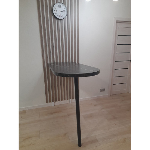 Барная стойка БС-1Ч Черный тунис глянец, 110х40