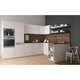 КУХНЯ А-030 с высокоглянцевыми фасадами