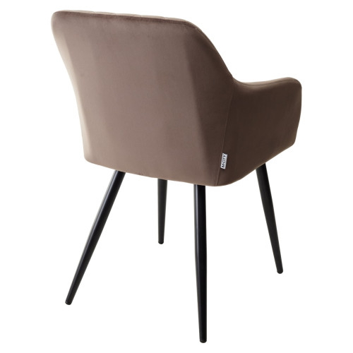 Стул BRANDY BLUVEL-38 латте/ черный каркас, М-City