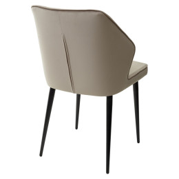 Стул SEATTLE-V ЛАТТЕ #25, велюр / черный каркас М-City