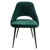 Стул FANTINE-LS ЗЕЛЕНЫЙ #19, велюр / черный каркас М-City