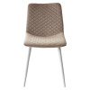 Стул TINTIN BLUVEL-40 BEIGE / белый каркас М-City