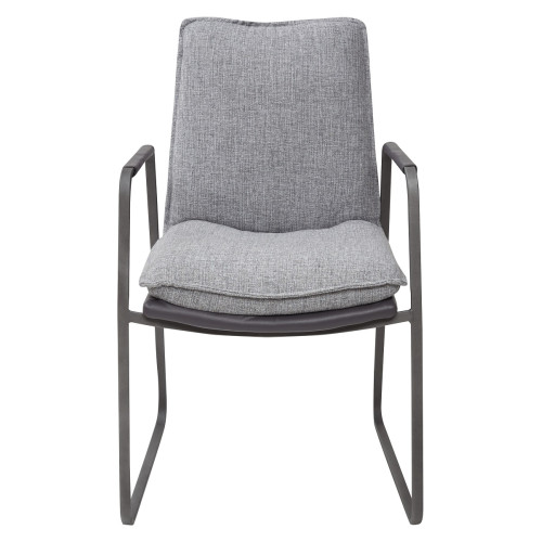 Стул MALABO GREY, ткань + экокожа М-City