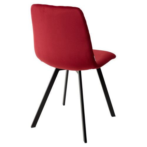 Стул DAIQUIRI BLUVEL-59 BERRY, велюр М-City