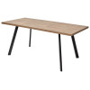Стол BRICK M 120 Дуб Канзас/ Черный М-City