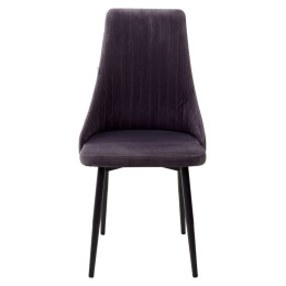 Стул Руссо Серый Catalana #C8, велюр / черный каркас M-City БЕЗ НДС