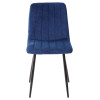 Стул DUBLIN G062-49 синий, велюр/ черный каркас М-City