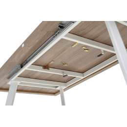 Стол BRICK M 140 Дуб Трюфель/ Белый М-City