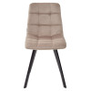 Стул CHILLI SQUARE BLUVEL-40 BEIGE, велюр М-City