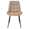 Стул ХОФМАН, цвет капучино #H65, велюр / черный каркас 4 шт./1 к М-City