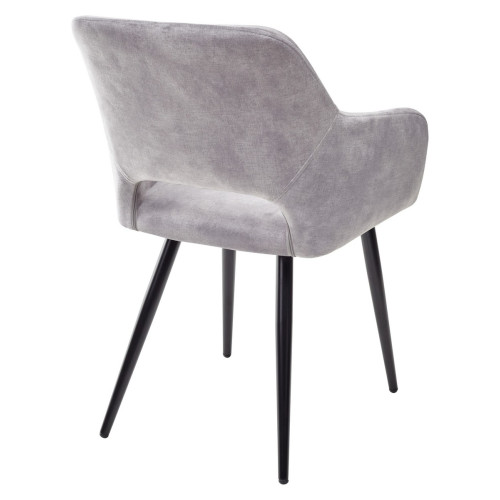 Стул ALLY VBP-203 античный серебристо-серый/черный каркас M-City