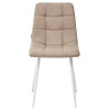 Стул CHILLI RU-09 серо-бежевый винтаж, PU/ белый каркас М-City
