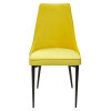 Стул NEPAL-P ЖЕЛТЫЙ #H19, велюр/ черный каркас М-City