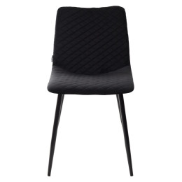 Стул TINTIN BLUVEL-19 BLACK / черный каркас М-City