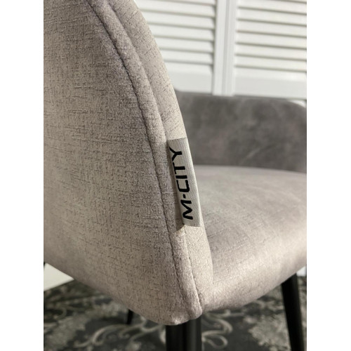 Стул ALLY VBP-203 античный серебристо-серый/черный каркас M-City