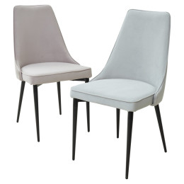 Стул NEPAL-P БЕЖЕВЫЙ ГЕКСАГОН, велюр 09/ 930/ черный каркас М-City