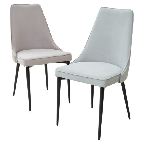 Стул NEPAL-P БЕЖЕВЫЙ ГЕКСАГОН, велюр 09/ 930/ черный каркас М-City