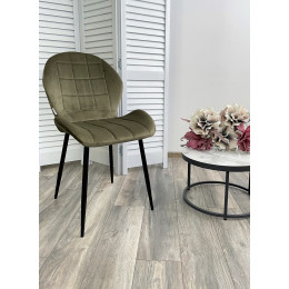 Стул FLOWER BLUVEL-77 ASH GREEN, велюр М-City