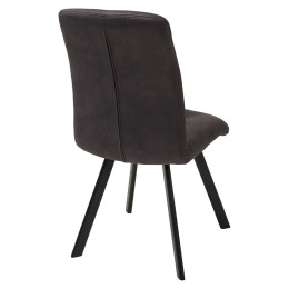 Стул VILMAR DARK GREY темно-серый нубук M-City