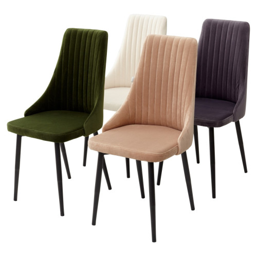 Стул Руссо Серый Catalana #C8, велюр / черный каркас M-City БЕЗ НДС