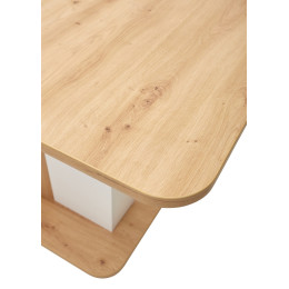 Стол NEXT Дуб Артисан/ Белый 110 М-City