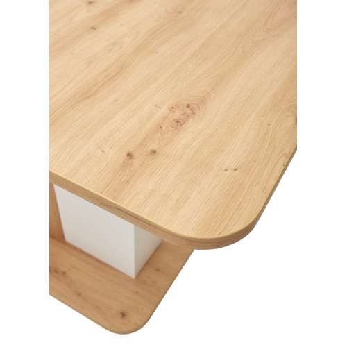 Стол NEXT Дуб Артисан/ Белый 110 М-City