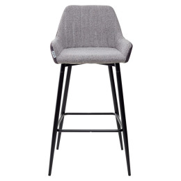 Барный стул PUNCH антрацитовый меланж FC-09/ MF-03 М-City