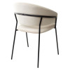 Стул ГЕММА, цвет Кремовый Confetti, велюр / черный каркас М-City