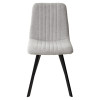 Стул ELVIS WZ2042-19 галечный серый фактурный велюр / черный каркас М-City