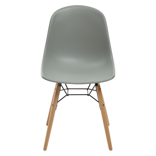 Стул BONNIE 292-DPP серый с деревянными ножками М-City