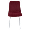 Стул DUBLIN G108-38 винный, велюр / белый каркас М-City