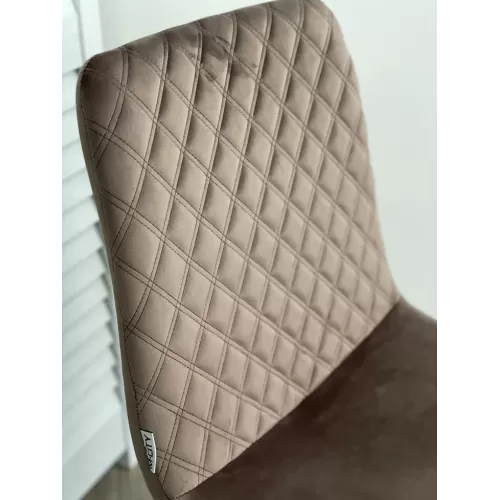 Стул DAIQUIRI BLUVEL-38 LATTE, велюр М-City
