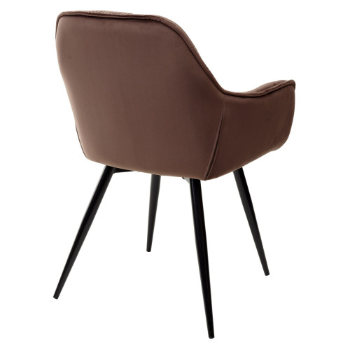 Стул HOLLA BLUVEL-38 LATTE, велюр M-City