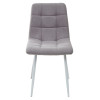 Стул CHILLI UF860-08B серый, ткань / белый каркас М-City