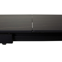 Стол CORNER 120 MATT GOLDEN BLACK SINTERED STONE / BLACK М-City