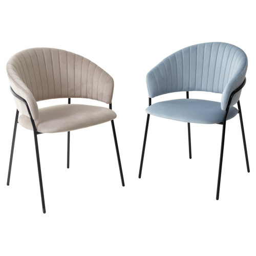 Стул ГЕММА, цвет Мокко Confetti, велюр / черный каркас М-City