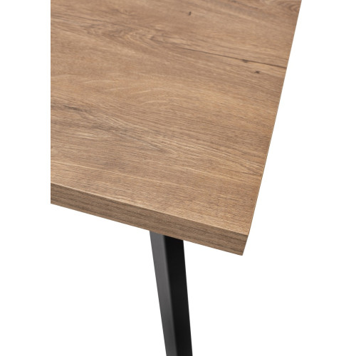 Стол BRICK M 140 Дуб Канзас/ Черный М-City