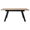 Стол Морис 140 Темный дуб, керамика / черный каркас М-City