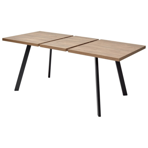 Стол BRICK M 140 Дуб Канзас/ Черный М-City