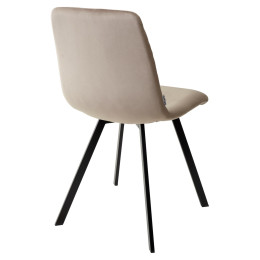 Стул DAIQUIRI BLUVEL-40 BEIGE, велюр М-City