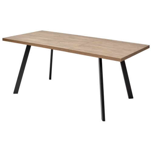 Стол BRICK M 140 Дуб Канзас/ Черный М-City