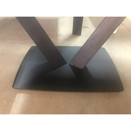 Стол ALATRI 120 MATT BLACK MARBLE SINTERED STONE / BLACK М-City