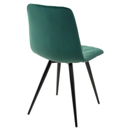Стул CHILLI-X ЗЕЛЕНЫЙ #19, велюр / черный каркас М-City
