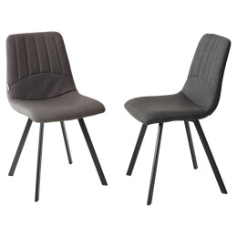 Стул ASHTON RU-08 антрацит/ черный каркас М-City